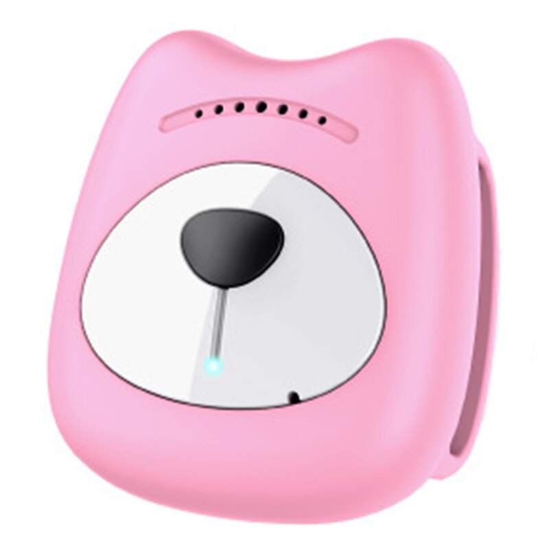 Waterproof IP67 Pet Collar Finder Dog Cat WIFI GPS LBS Smart Tracker Collar Anti Lost Real Time Locator Position: Pink