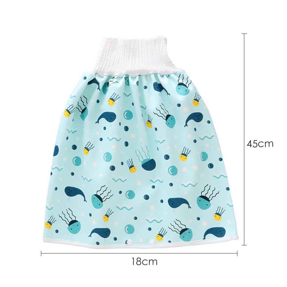 Baby Diaper Skirt Waterproof Leak-proof Diaper Training Pants Baby And Children Nocturia Artifact Cotton Washable Diaper Pocket