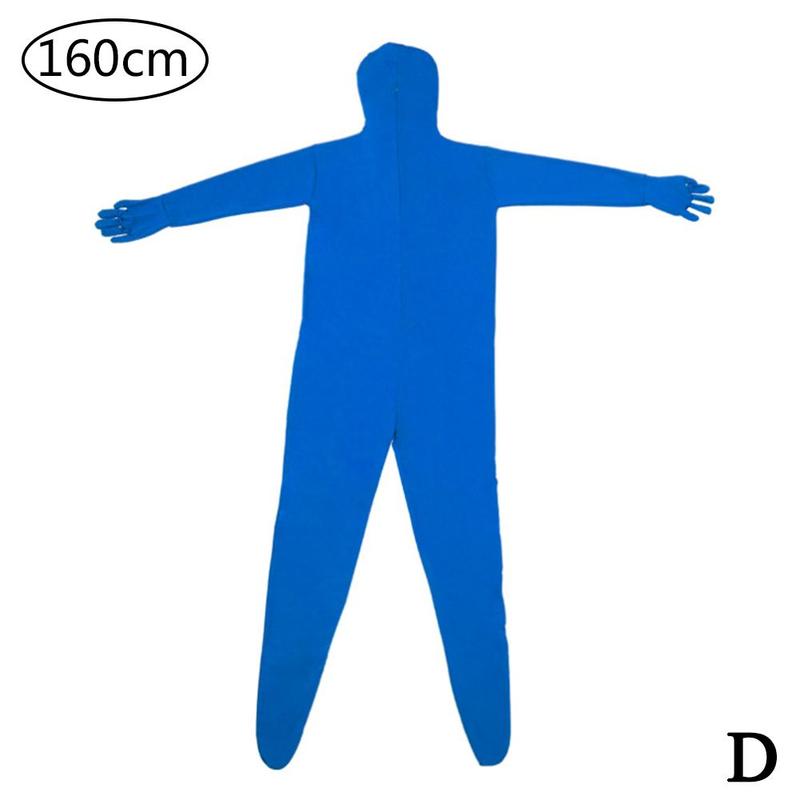 Green Jumpsuit Video Chroma Key Tight Suit Skin Suit Stretchy Effect Photo Body Accessory Green Screen Suit Photograph Invi U6S6