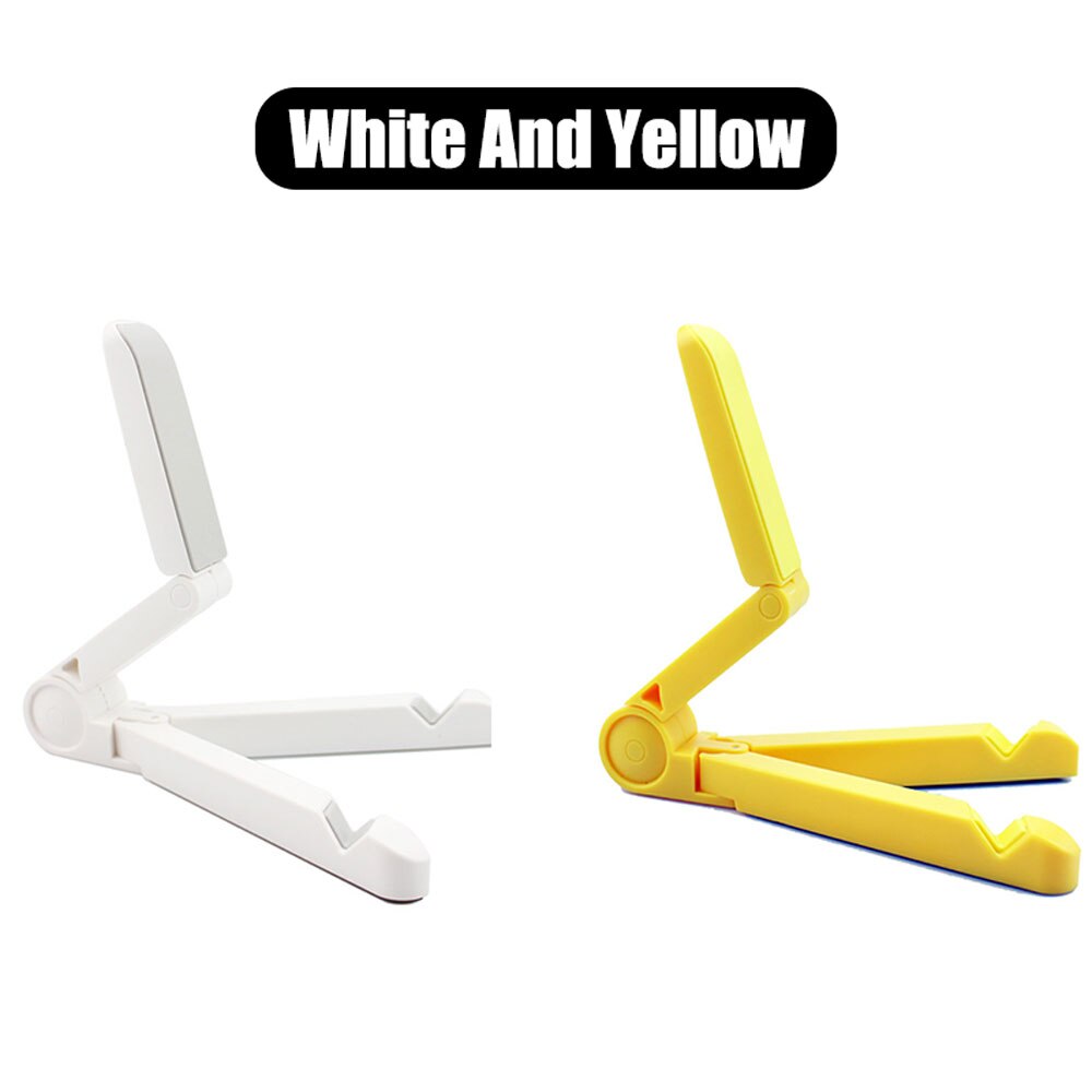 Soporte Universal para tableta de escritorio y teléfono, accesorios de soporte para Ipad, Samsung, Xiaomi, Huawei, Redmi: White And Yellow