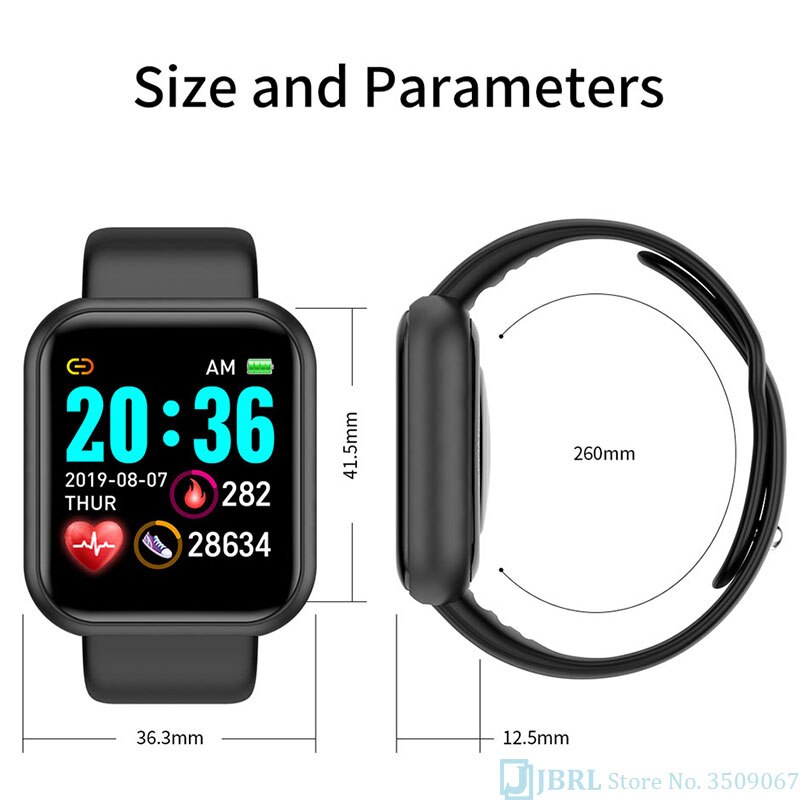 Smart watch kvinder mænd smart band fitness tracker pulsmåler elektroniske armbåndsure til andriod ios smart smartwatches