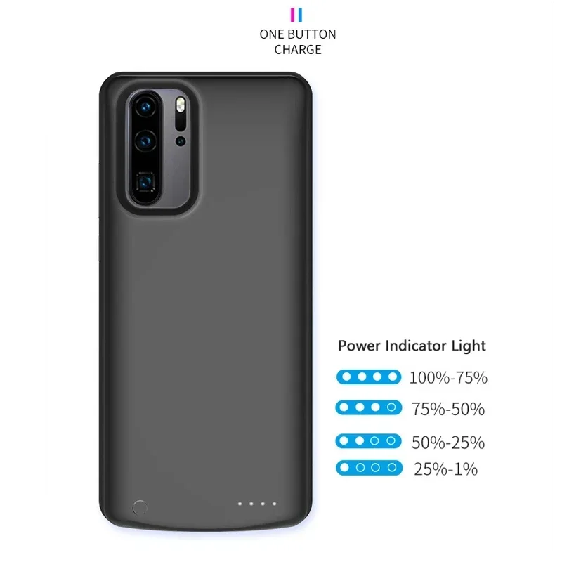 Custodia per caricabatteria di Backup esterna da 6800mAh per custodia per batteria Huawei P30 Pro P40 Pro per custodia per caricabatterie per banca di alimentazione Huawei P40 P30