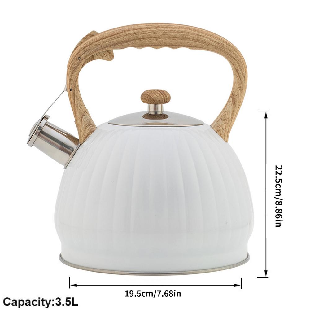 3.5L Stainless Steel Whistling Kettle Induction Cooker Gas Stove Kettle Bouilloire Camping Home Metal Kettle Cooking Pot
