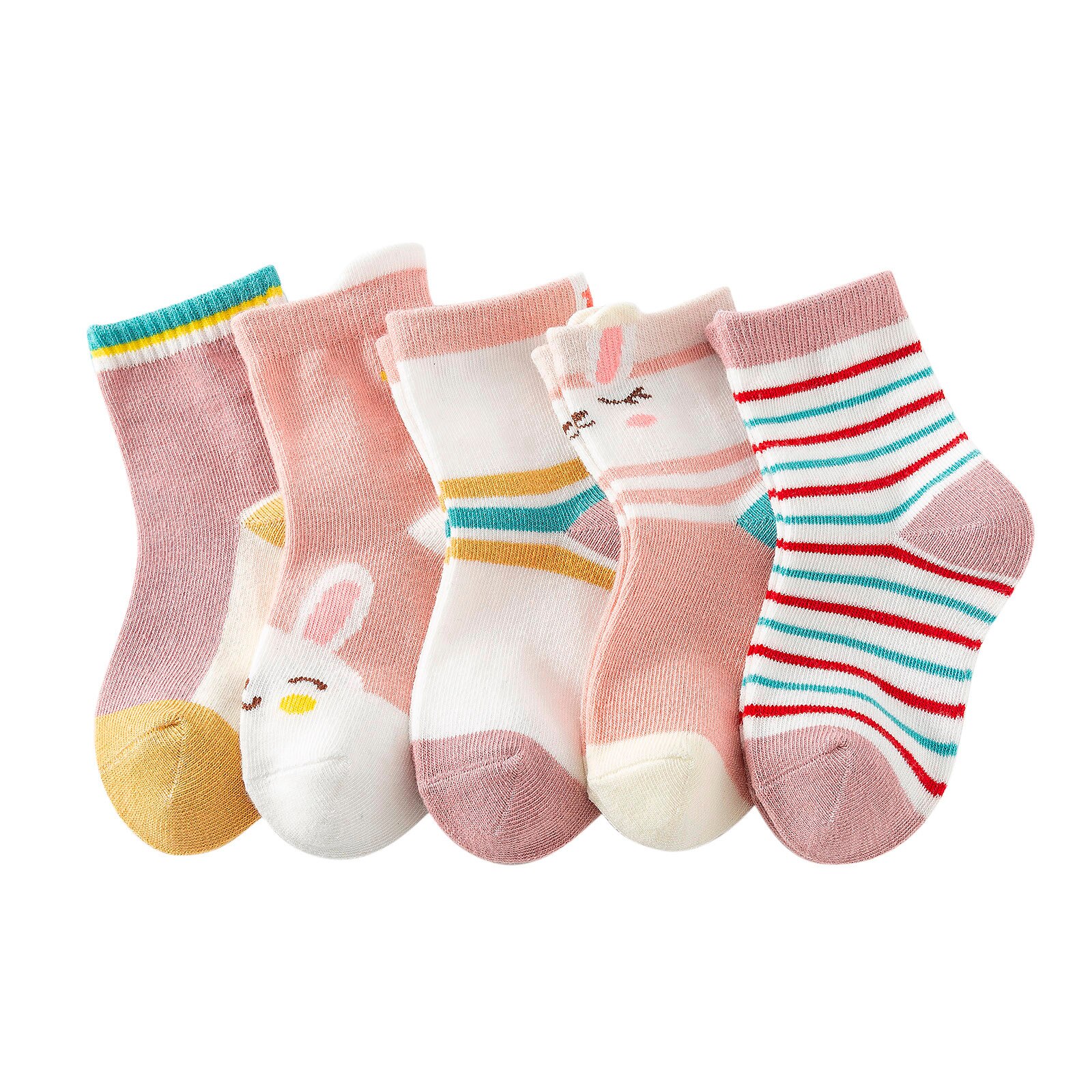 Toddler Socks For Girls Color Block Breathable Non-slip Unisex Baby Combed Cotton Baby Socks одежда для новорождëных: L