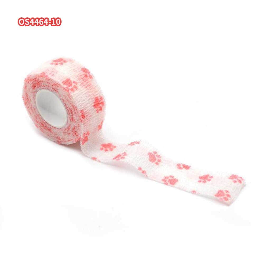 1 Roll Self Adherent Cohesive Wrap Bandage Non-Woven Bandage Calluses-Proof Breathable 1.0 Inch x 5 Yards for School Students: 10