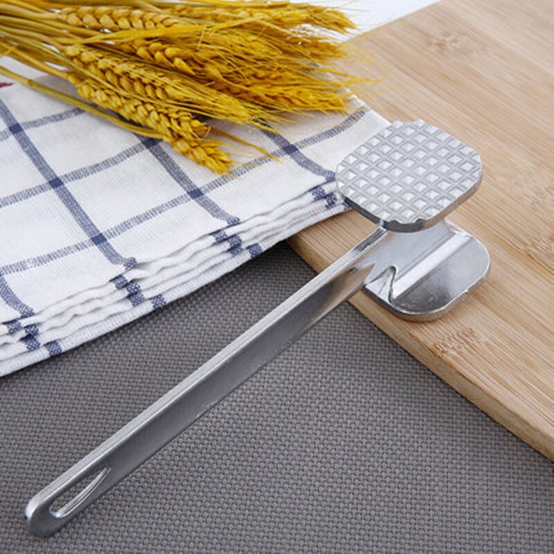 Losse Vlees Naald Aluminiumlegering Steak Hamer, hameren Vlees Hamer Rundvlees Mals Vlees Naald Tender Pig Rij Hamer Tool: Default Title