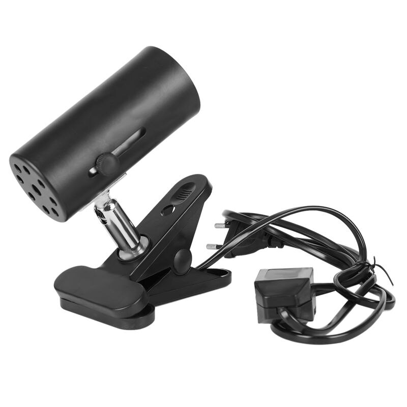 Nw-02 Reptilien Licht Mit Klemme Keramik Wärme Emitter Unterstützung Infrarot Lampe (Eu-stecker)-Schwarz: Ursprünglich Titel