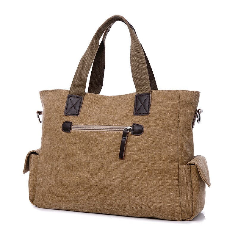 Leinwand Herren Umhängetaschen Einfarbig Multifunktions Männer Büro Jahrgang-tasche Mit Schlitz Tasche Crossbody Umhängetaschen Männer