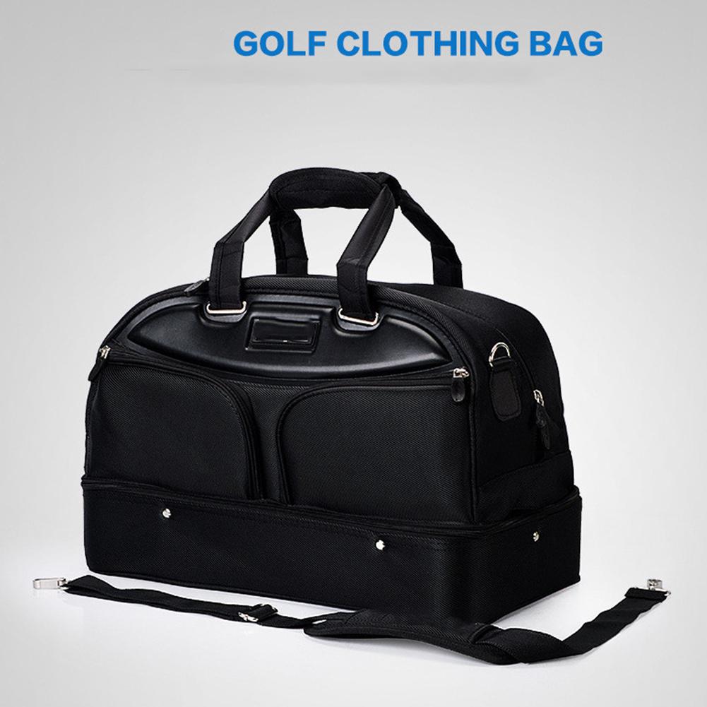 Bolso para ropa de Golf para hombre, bolsa portátil de doble capa, multifuncional, para ropa, ultraligera, resistente al desgaste