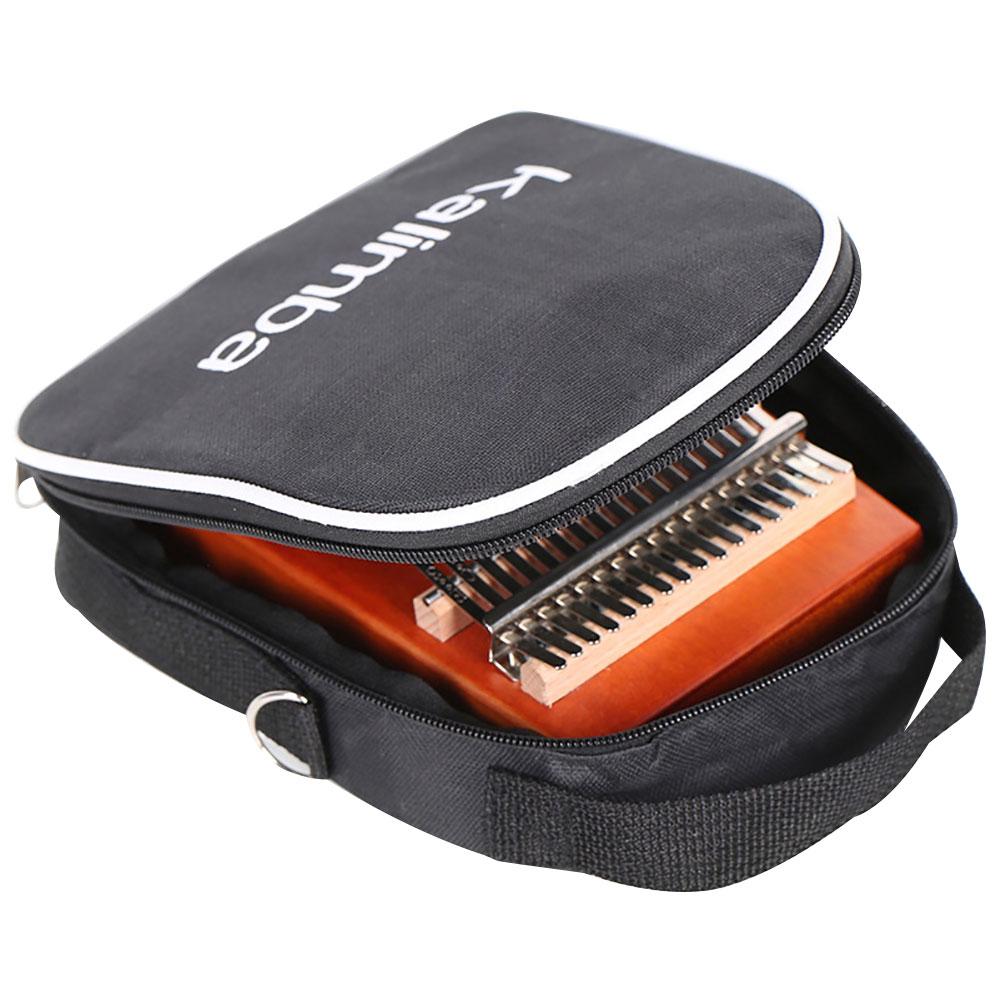 Universel 17/15/10 clés Instrument de musique Kalimba sac pouce Piano Mbira coque souple épaule Portable sac housse étui de protection