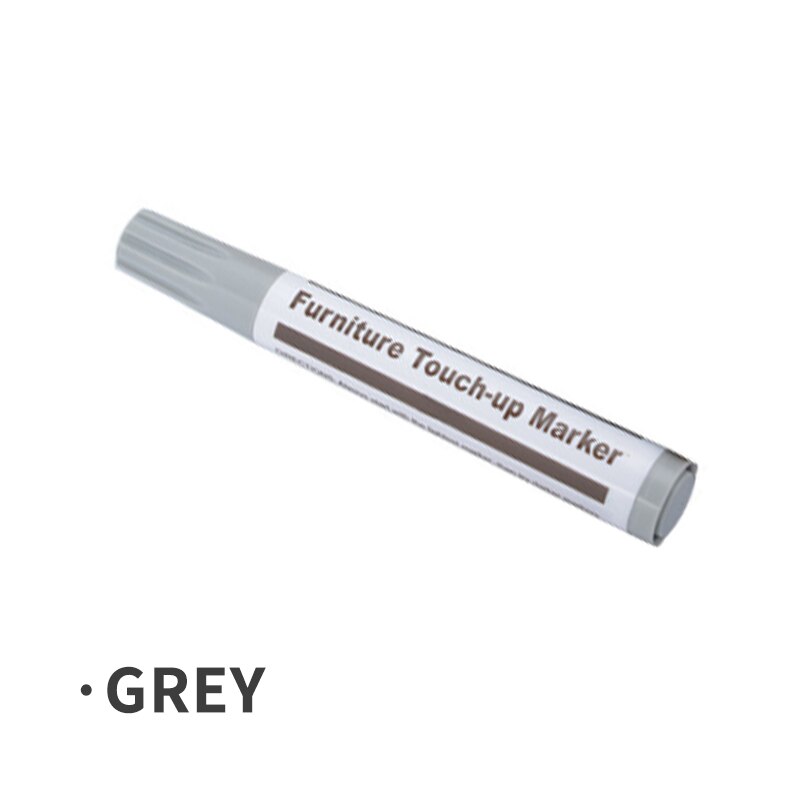 8 Kleuren Houten Meubels Touch Up Markers Pen Hout Krassen Herstellen Marker Kras Verf Pen Diy Hout Composiet Reparatie Tool: grey