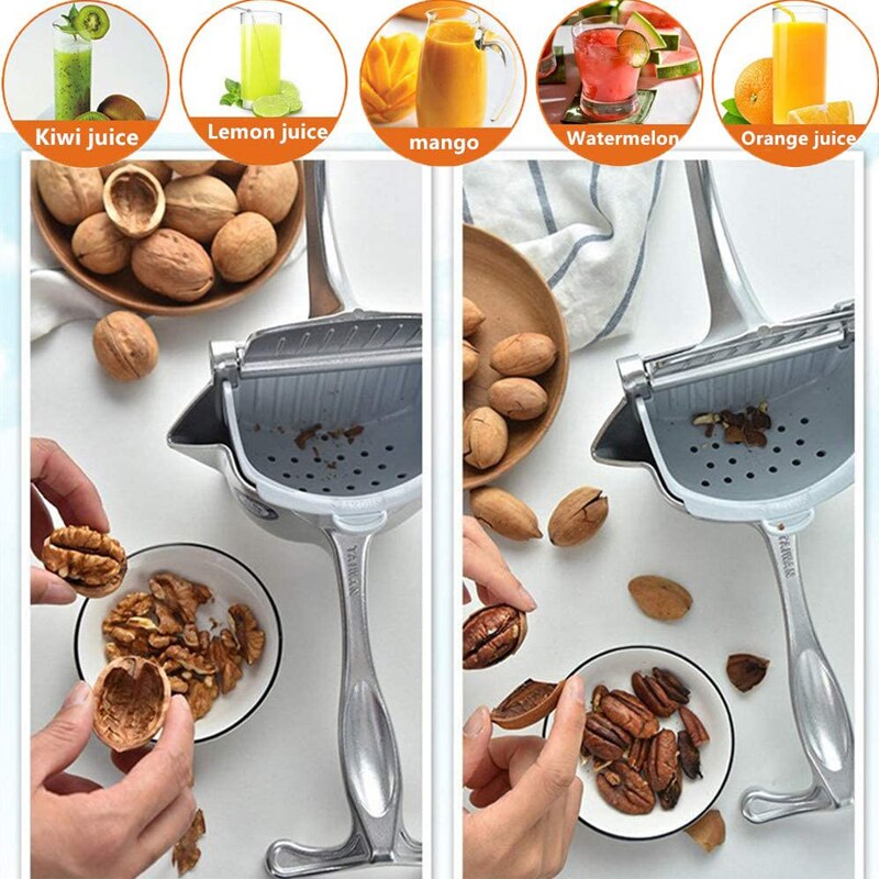 Stainless Steel Lemon Squeezer Hand Fruit Easy Clean Use Juice Extractor Tool Kitchen Accessories Household Gadgets