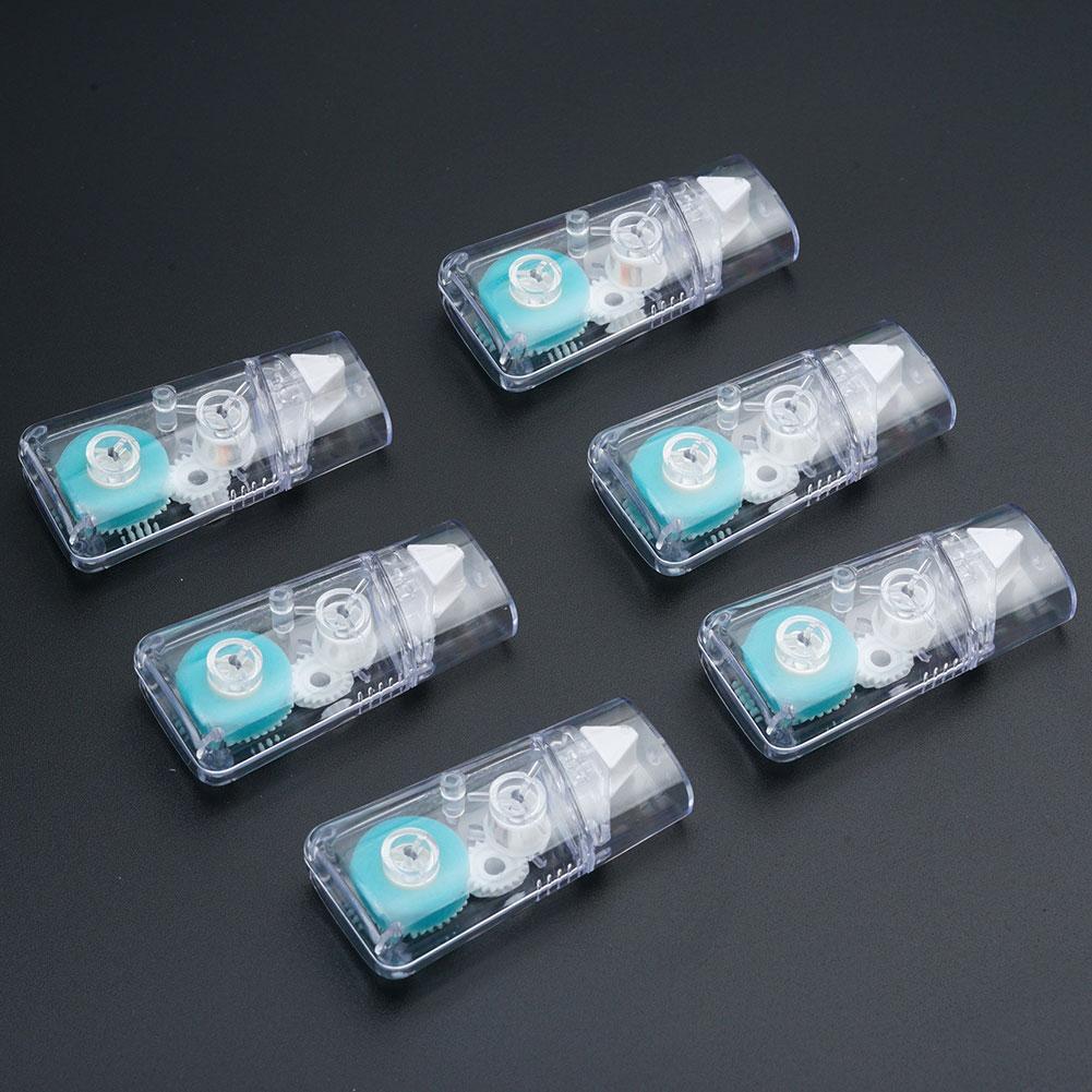 6/1Pcs Double Sided Adhesive Dots Stick Roller Permanent Adhesive Applicator Glue Tape Dispenser Student Stationery Supplies