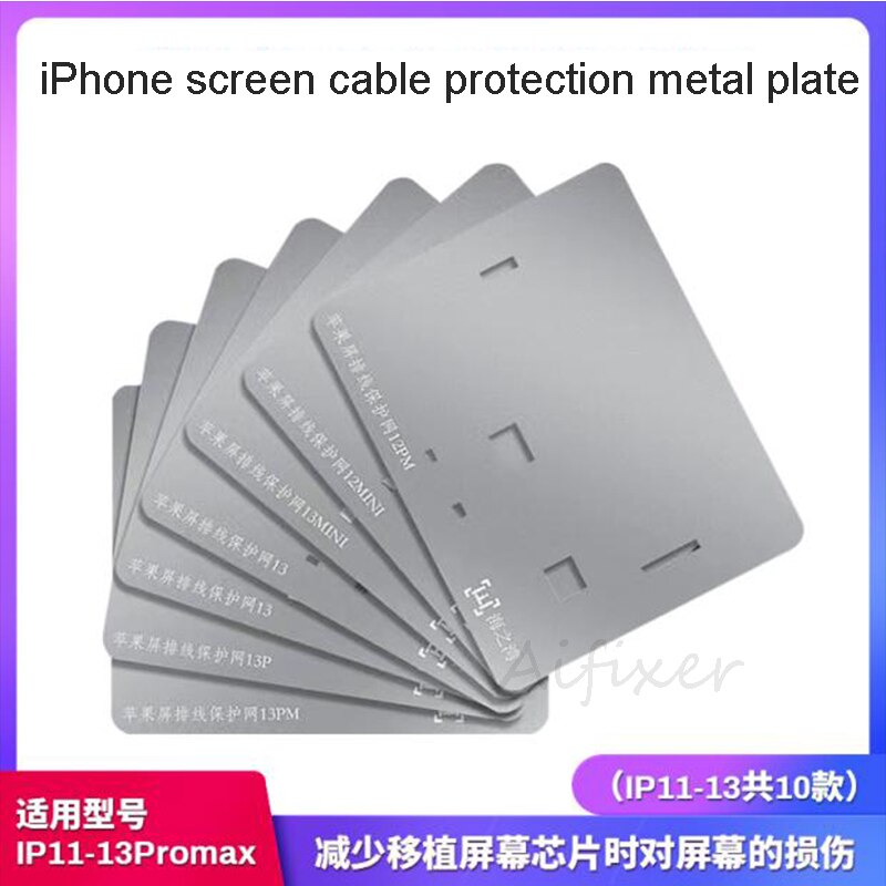 Haizhiwan-Chip de pantalla de Apple IC, protección de Cable, placa de Metal, red para ip11-13promax, matriz de puntos, cara, reparación LCD a Color Original