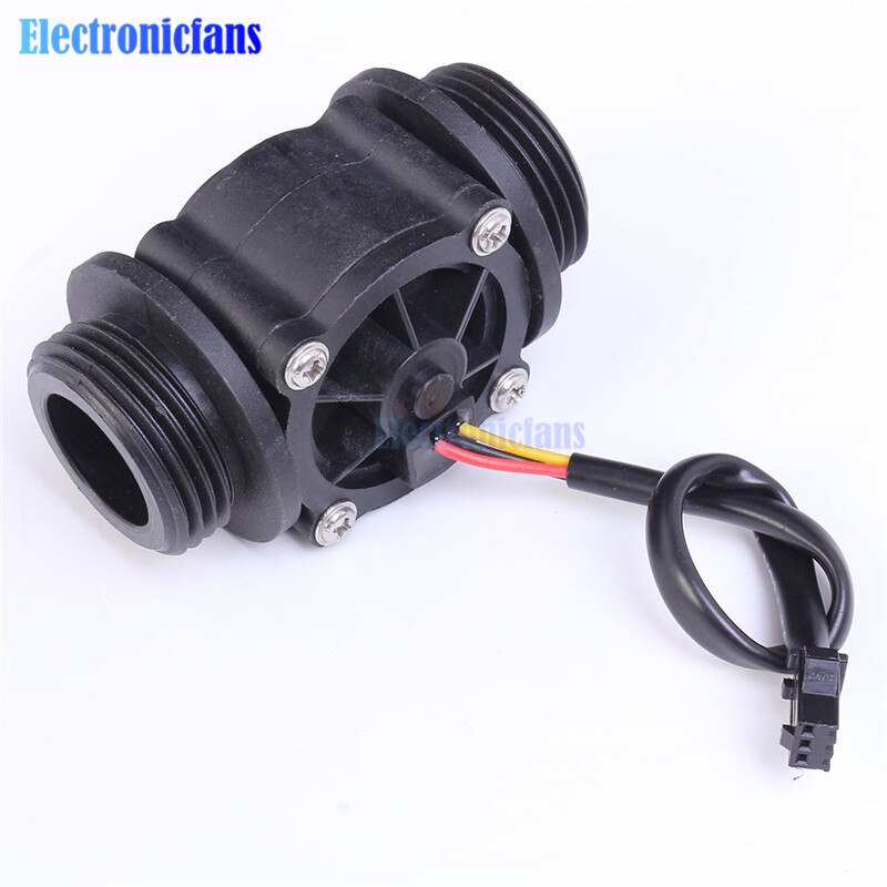 DN25 Water Level Liquid Flow Sensor Flow Sensor Water Controller Dc 5-24V Puls Hall Flowmeter Voor Flow meting Apparaat