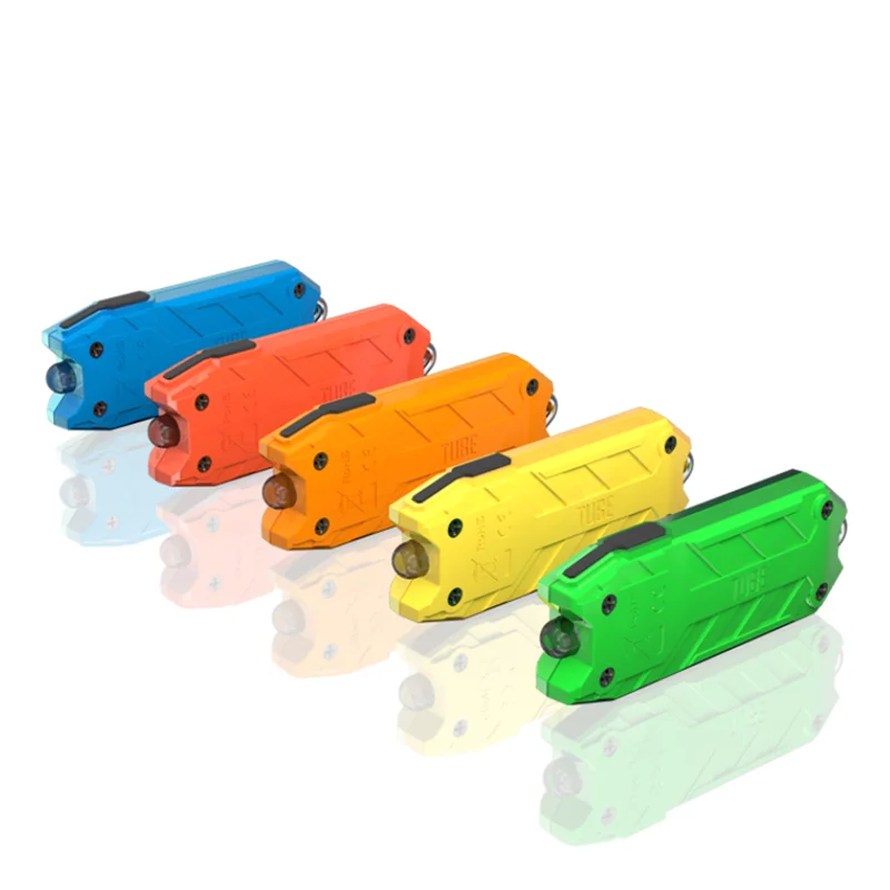Nitecore-tubo V2.0 de 55 lúmenes, EDC recargable por USB linterna de bolsillo, lámpara de poste en U, llavero de luz, 100% original