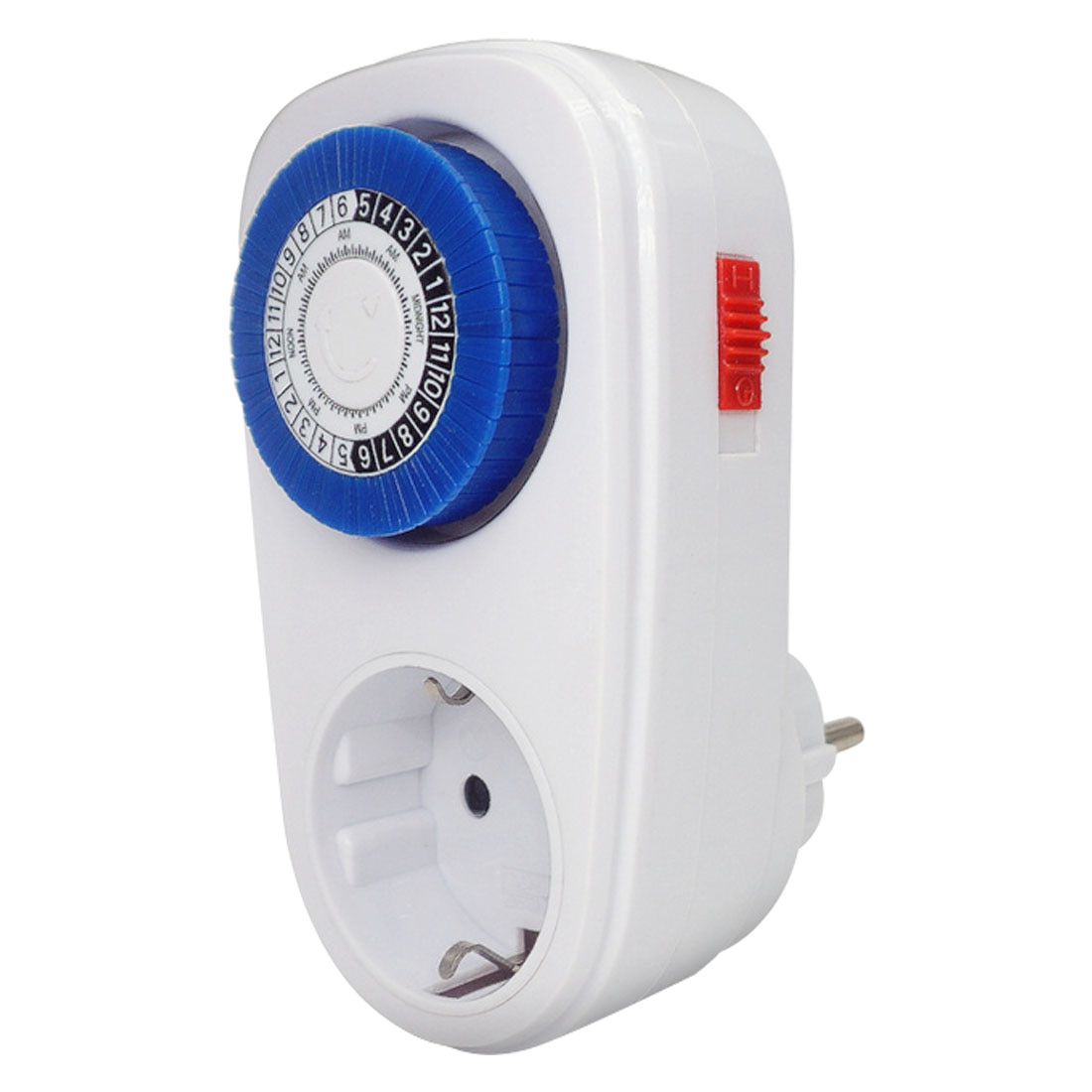 Mini Timer Schalter Programmierbare Mechanische Clever Countdown Schalter Buchse 24 Stunden Blau: EU Stecker