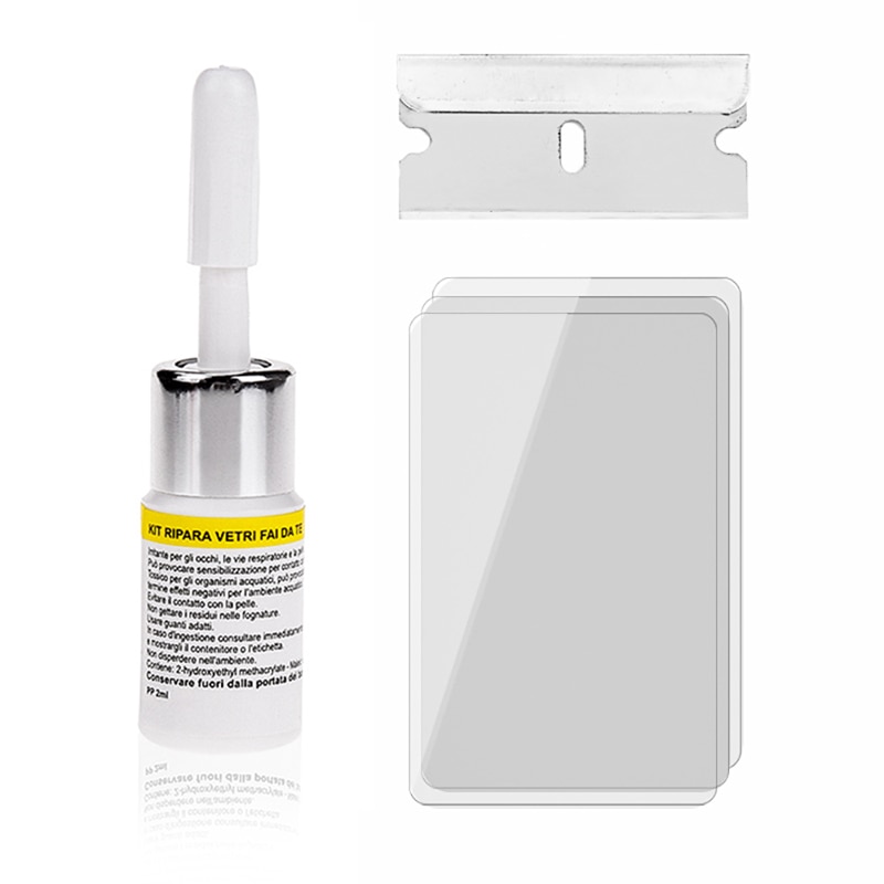 Car Windshield Repair Tool DIY Car Window Repair Tools Window Glass Curing Glue Auto Glass Scratch Crack Restore Kit