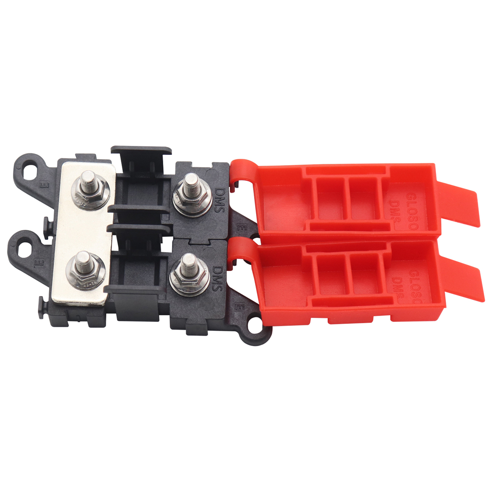 Porte-fusible fixe à boulon de voiture à 2 voies, haute Performance, Modification du Circuit RV, Type boulon de fourche, boîte à fusibles boulonnées pour camion RV