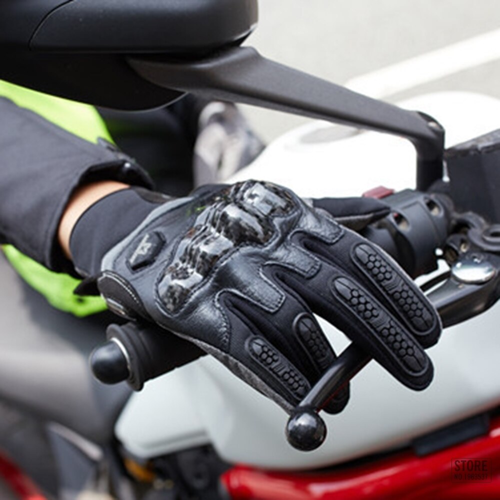 Masontex Moto-Cross Handschuh Kohlenstoff Fiber Motorrad Handschuhe Voll Finger Moto Touchscreen Guantes Moto Atmungsaktive Motorrad Handschuhe