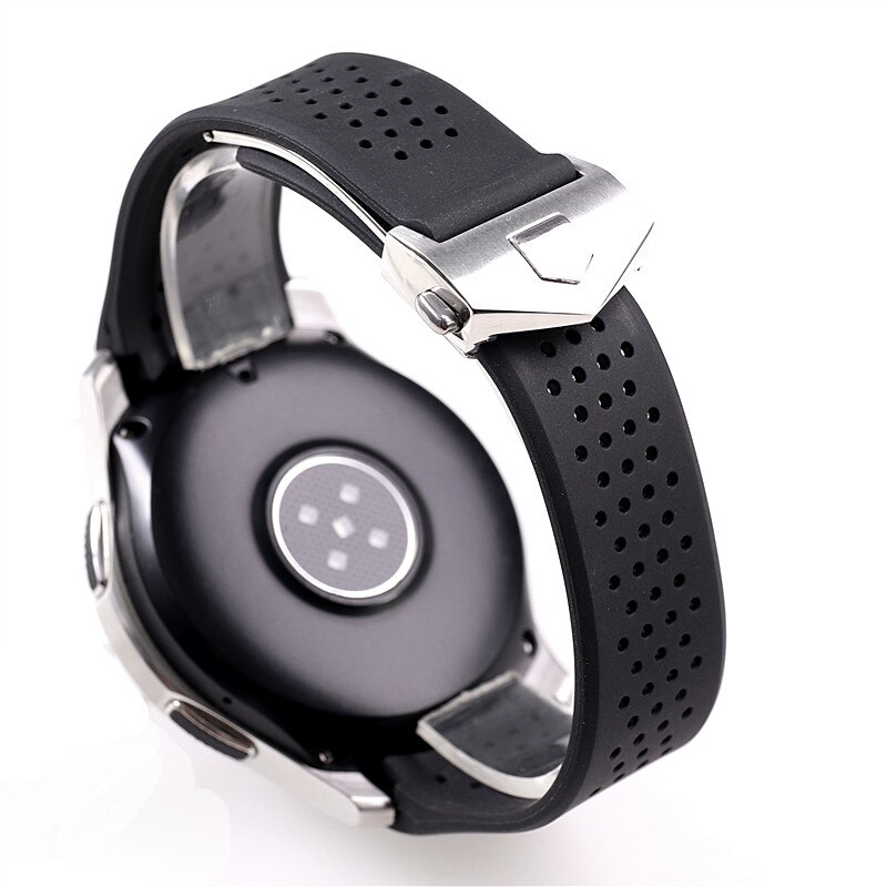 22Mm Siliconen Rubber Strap Voor Samsung Galaxy 46Mm S3 S4 Waterdichte Sport Ademend Horloge Band Armband Band Polsband