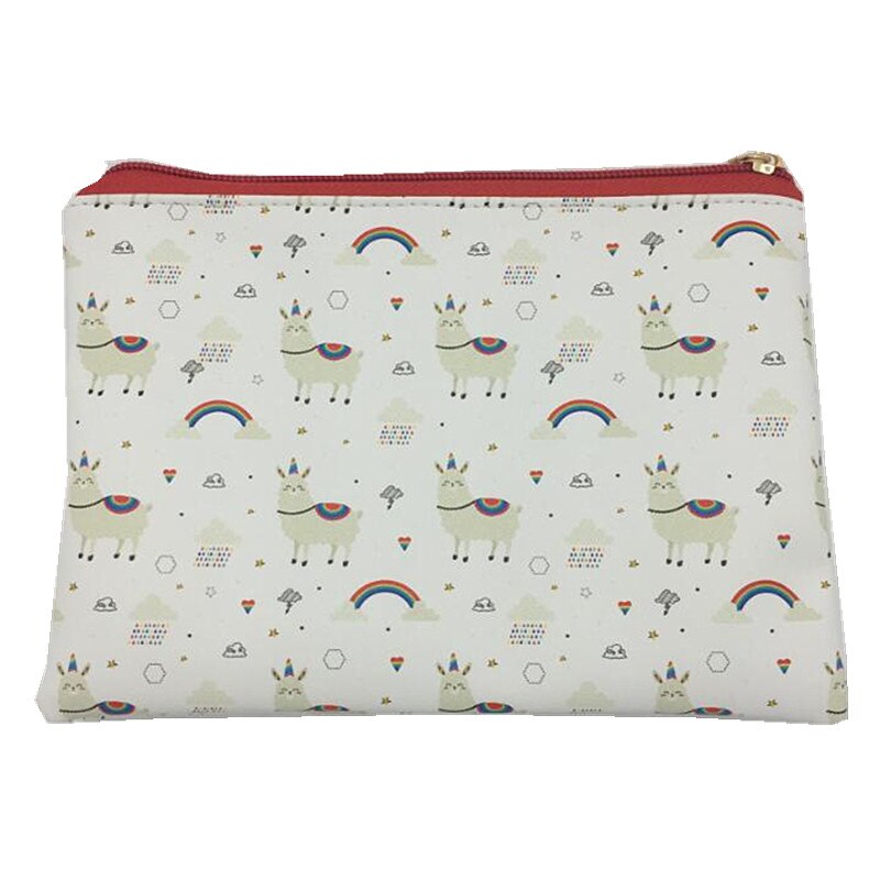 M391 handväska för tecknade honungsbin enhörning alpaca vattenmelon fågel tryckväska