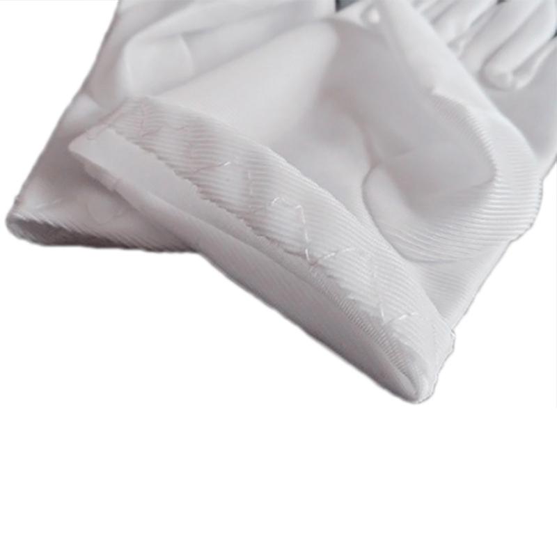 Guantes de baile para niños y niñas, manoplas elásticas blancas de rendimiento para Festival, cortas, para guardería, 1 par, Q3W6