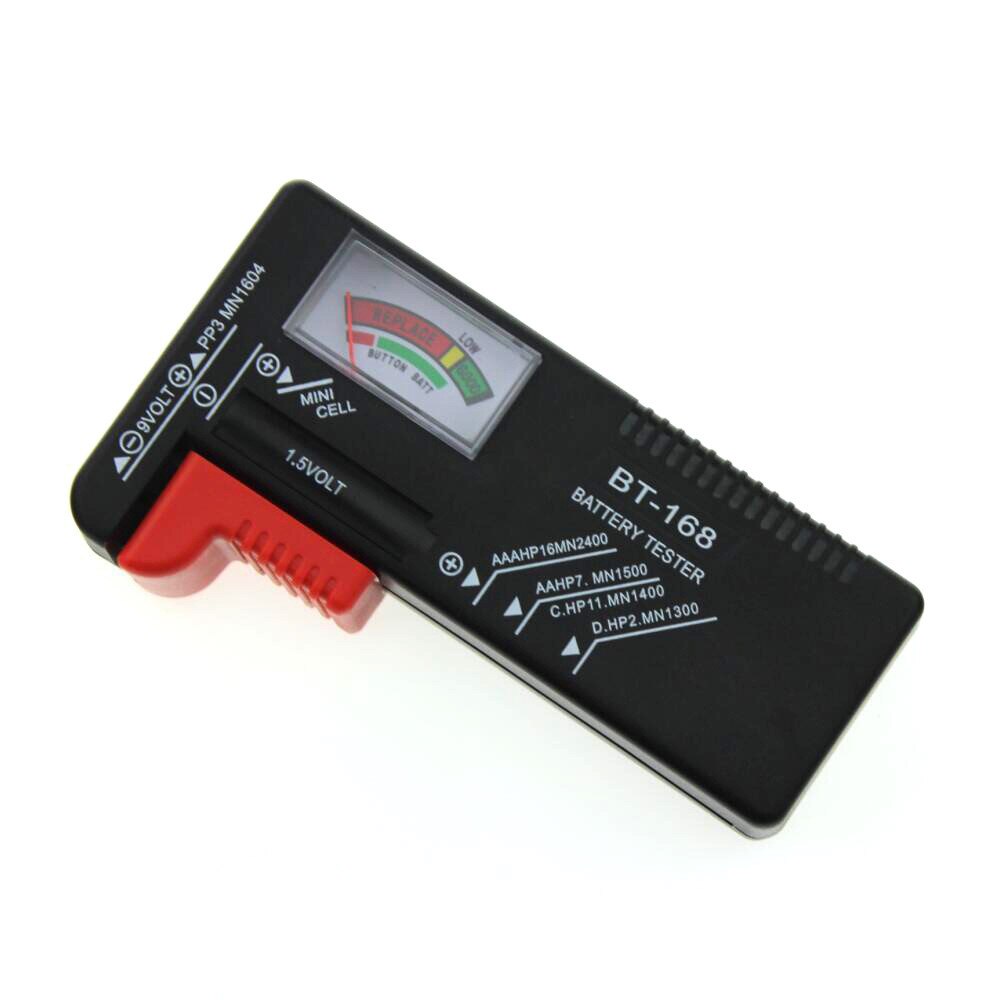 Digital Lithium Battery Capacity Tester General Battery BT-168 Battery Capacity Tester 1,2,3,4,5, 9 v Batteries Tester
