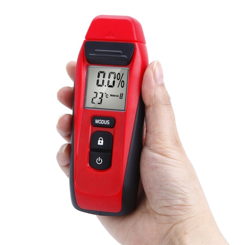 Digital Wood Hygrometer Wood Humidity &amp; Temperature Tester Measurement Tools