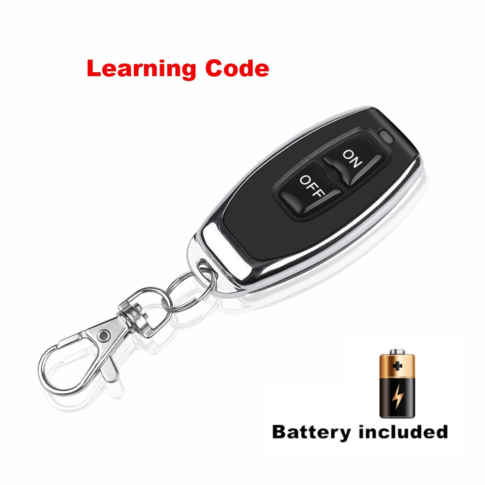 kebidu 433Mhz RF Remote Control Copy 2 Buttons Cloning Duplicator for Distance Learning Electric Garage Door Controller: ONOFF Learning