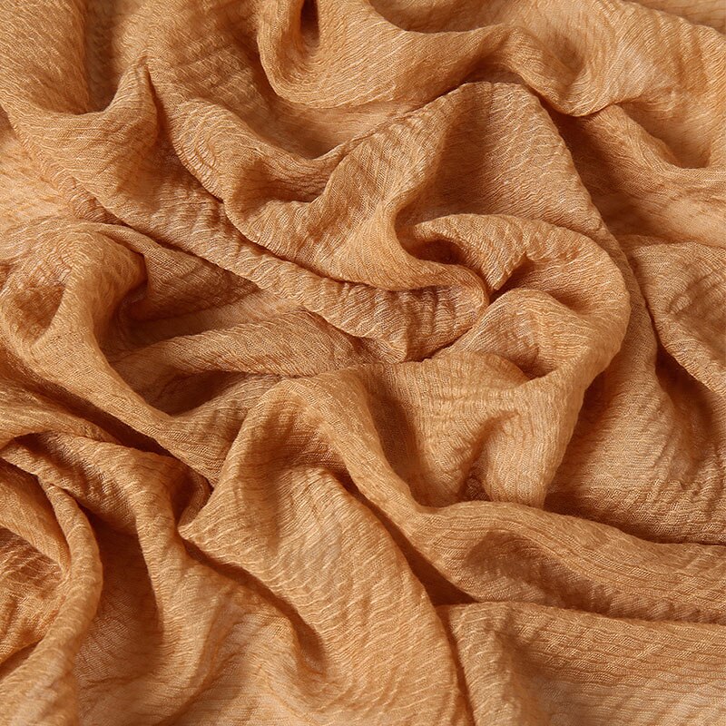Plain Crinkle Cotton Scarf Women Muslim Hijab Large Size Tassel Scarves Stoles Pleated Islamic Bandana 10pcs/Lot