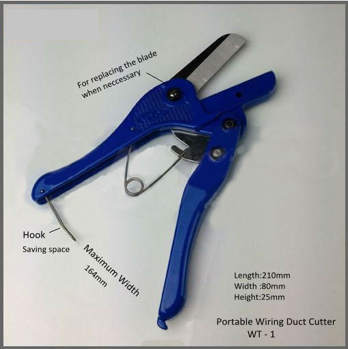 1PC / Lot Good PVC Cable Duct Cut Tool Wiring Duct Cutter WT-1