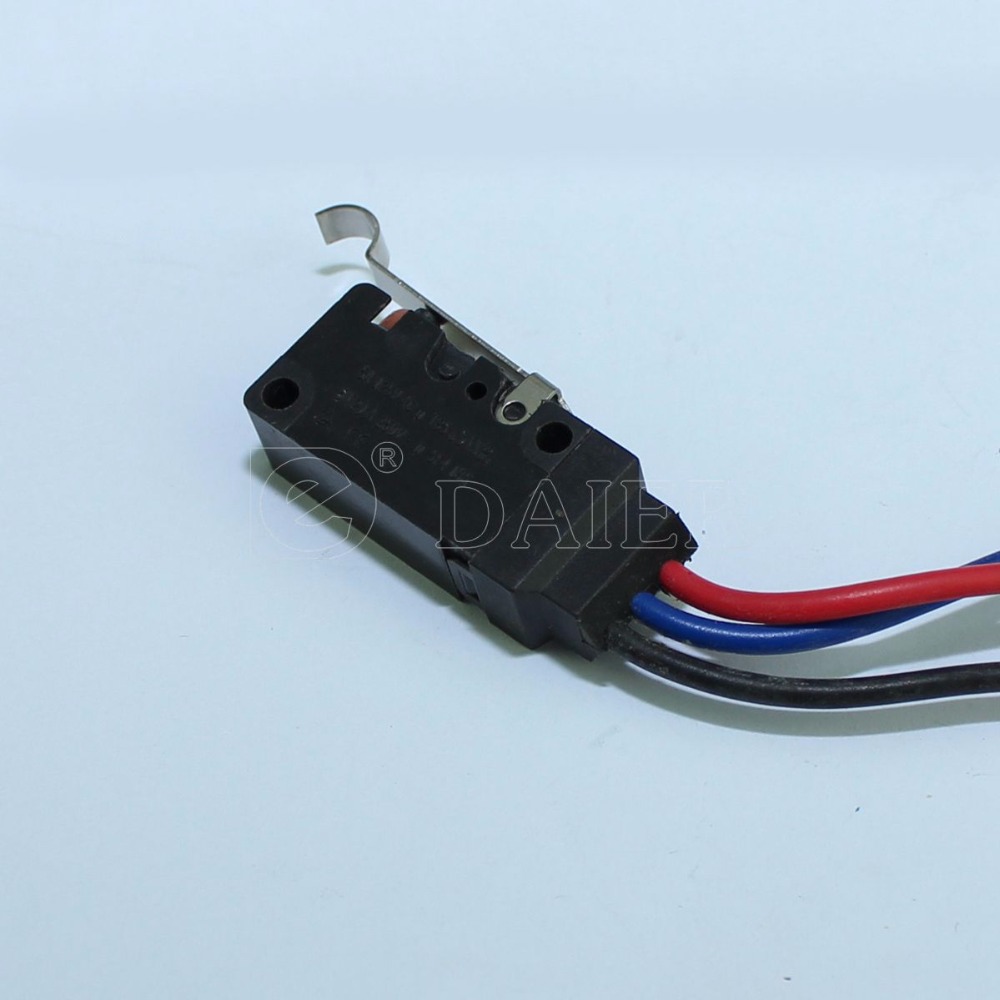 1Pcs Micro Limit Switch Waterproof Microswitch Momentary Type Coventional Lever 10A 125VAC/250VAC With 200MM Wire