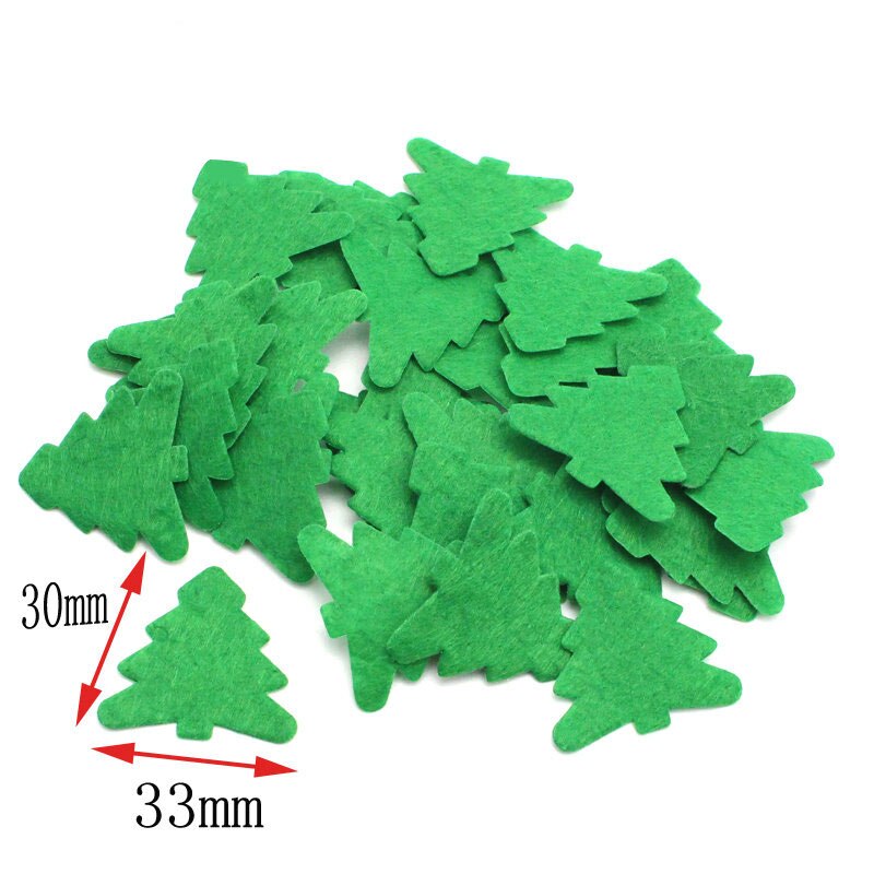 ywzatgits 100pcs/lot Random Mixed Letter Number Polyester Felt Fabric For DIY Toys Cloth Sewing Craft YB0530: 100pcs