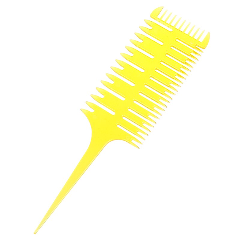 Easy To Use Weave Weaving Comb Hair Dye Styling Tool Salon Hair Dyeing Comb 3-Way Sectioning Highlight Comb: YL-A