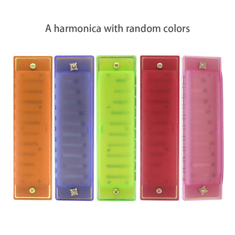 Mini petit clavier accordéon rythme éducatif Instrument de musique avec Harmonica (couleur courue)