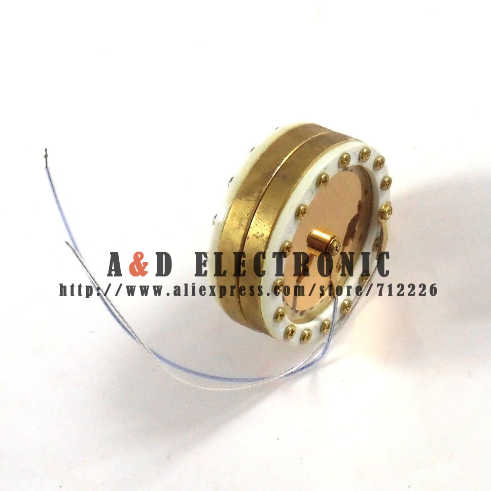 Microphone 34mm Large Mylar Capsule Diaphragm Condenser Double-sided M7 K47 K49 K87 Mount for Neumann DIY Replacement