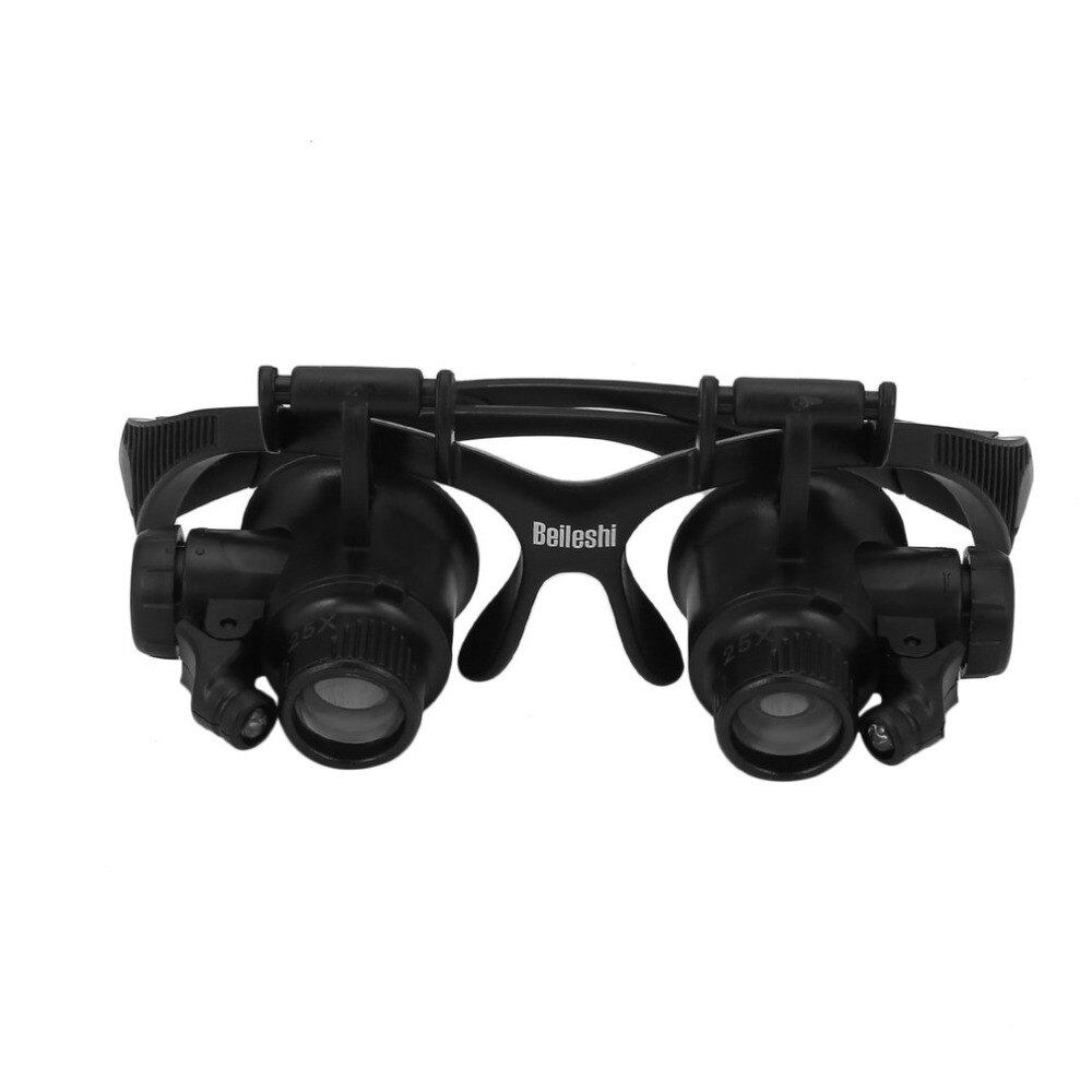 Outdoor led visbril fietsbril juwelier horloge reparatie vergrootglas vergrootglas dubbele visbril loep lens meetinstrumenten