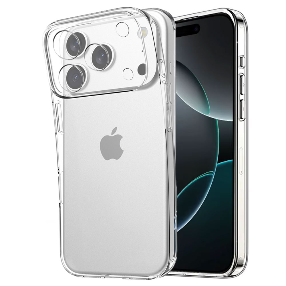 Funda de TPU transparente ultrafina para iPhone 17 Pro Max 17 Air 15 14 13 11 12 16 Pro Max Plus Mini Funda suave de silicona transparente