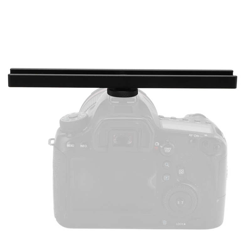 Cold Shoe Mount Extension Bar Microphone Mount Extension Bar Painted for Digital Camera