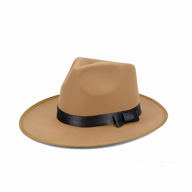 Retro Winter Autumn Imitation Woolen Women Men Ladies Fedoras Top Jazz Hat European American Round Caps Bowler Hats