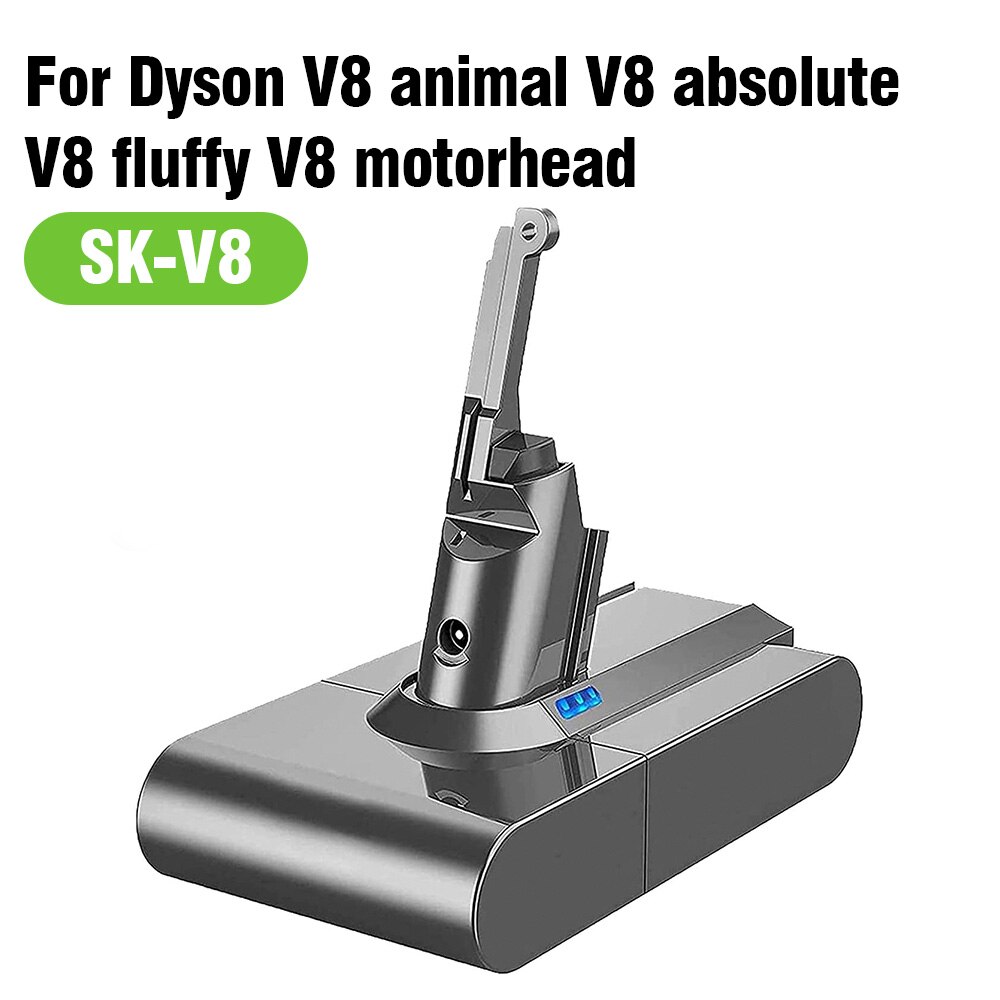 Skower 21.6v støvsuger batteri til dyson  v6 v7 v8 v10 erstatning bateria  dc58 dc62 sv03 sv07 sv09 v7 v8 v10 støvsuger: til dyson  v8