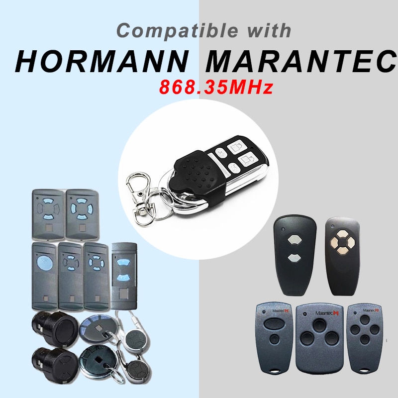 Hormann 868 hsm 2 hsm 4 hse 2 marantec digital 384 d302 d304 868 mhz fjernbetjening til port garageport