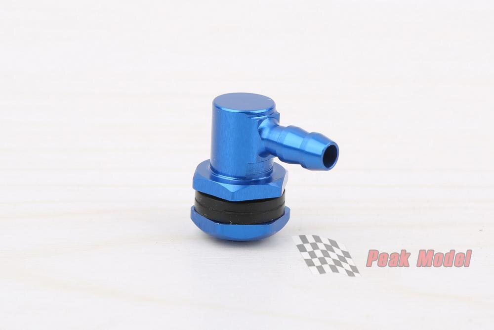 Kuza 100% Original V3 Alloy Whole Nozzle Barb For Fuel Tank Bottle Fuel Nozzle For Gasoline Fuel Tank Smoking Tank Diy: Short Nozzle Blue