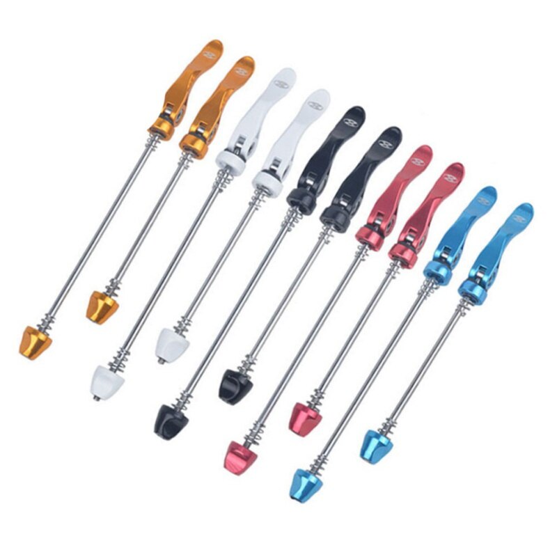 148/185mm Quick Release Bicycle Wheels Lock Bicycle Wheel Hub Skewers Front Rear Quick Release Skewers Road Bike Clip Lever Axle