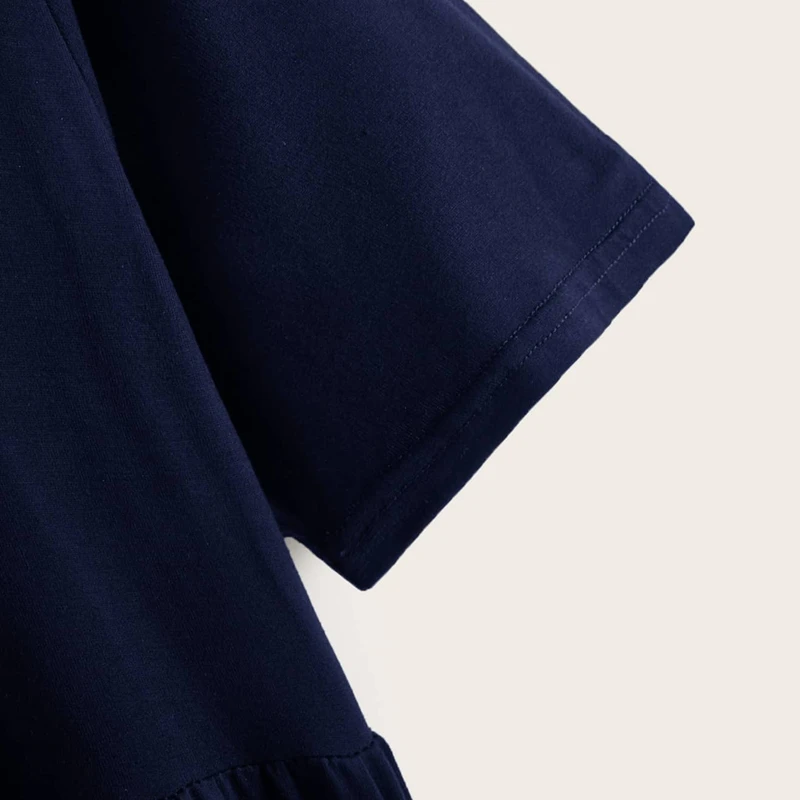 Plus Größe lässig Spitzen Frauen 4XL 5XL 6XL Kurzarm Hallo niedrig Sommer T-Shirt T Elastische Taille Damen Große Größe Bluse 7XL 8XL