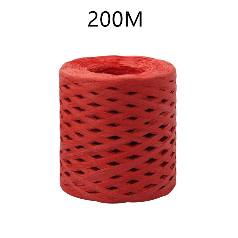80m/200m/ rullan värinen paperiköysi raffia nauha koristenauhat karkkipakkaus scrapbooking askartelunauha hääjuhlasisustus: B -1