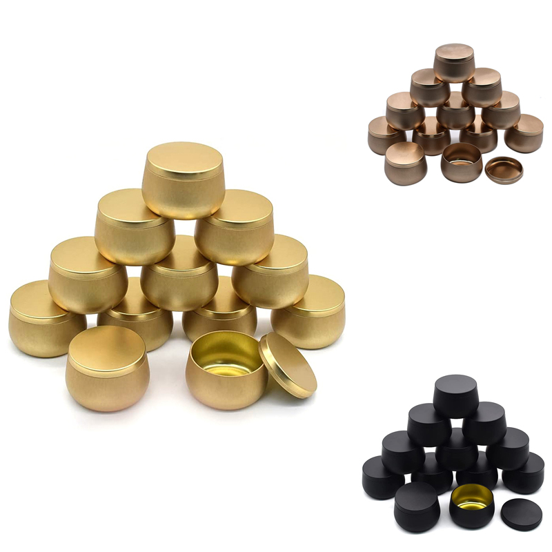 4 Oz Kaars Tin, 12Pcs Kaars Containers Voor Maken Kaarsen, lege Kaars Blikken Met Deksels In Bulk, Kaars Potten