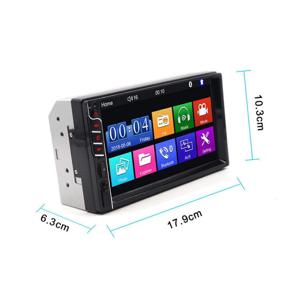 2 din PM5 Player Universal Bluetooth FM AM Rear View Camera 7 inch Auto Player MP5 Radio