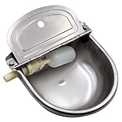 1 conjunto automático tigela de vaca alimentador de água inoxidável tubo flutuador de vaca cavalo cabra cão gado ovelhas tigela de água para gado: Verde